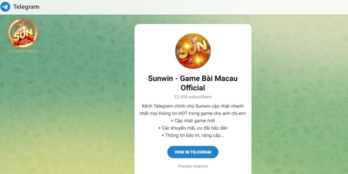 Cẩm Nang Liên Hệ Sunwin Với 4 Kênh Chăm Sóc Khách Hàng Xịn Sò 3 Liên hệ hỗ trợ qua Telegram mọi lúc, mọi nơi